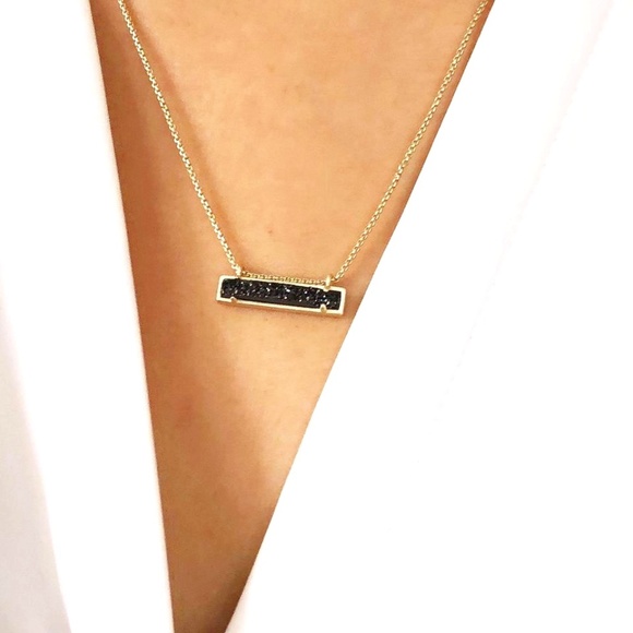 NWT Kendra Scott Leanor Multicolor Drusy Quartz Necklace - Picture 1 of 6